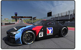 iRacing BMW Z4 GT3 in game