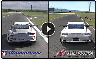 iRacing vs Assetto Corsa Porsche GT3 Cup