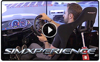 Indycar Driver James Hinchcliffe in SimXperience Stage 5
