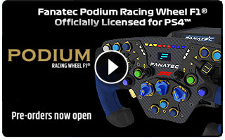Podium Racing Wheel F1 Officially licensed for PS4