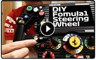 DIY Ferrari SF70-H Formula 1 Steering Wheel