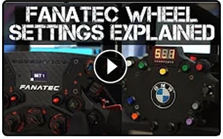 Fanatec ClubSport Tuning Menu Settings Explained