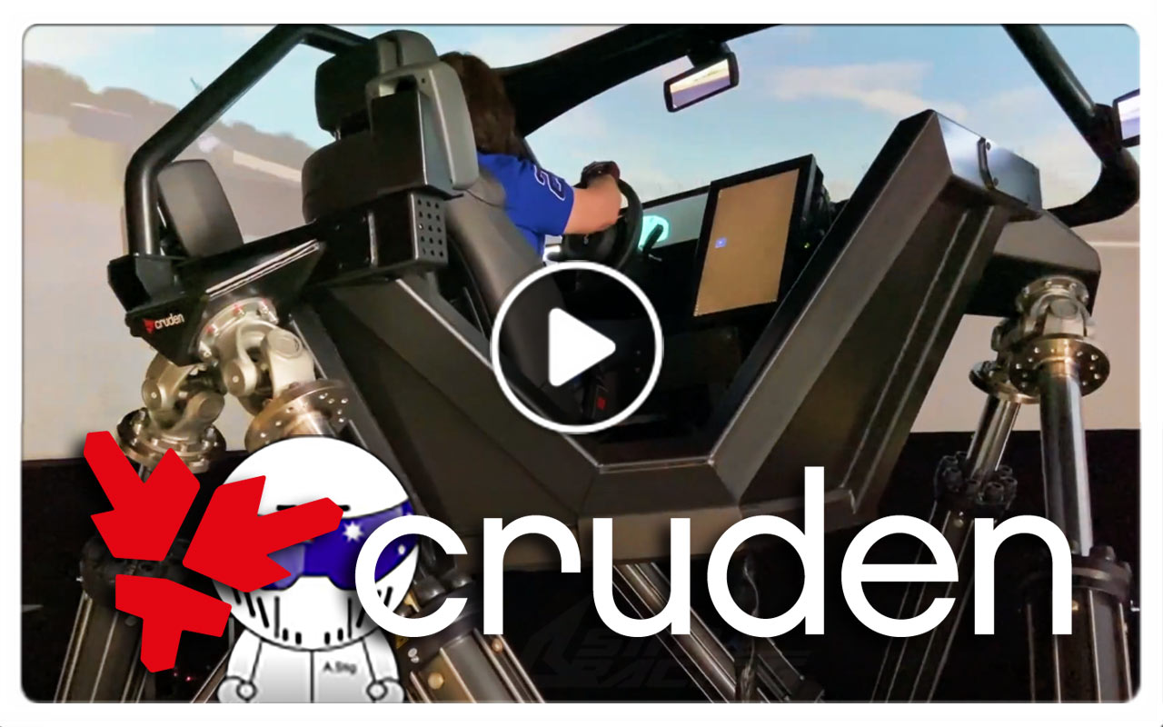 AussieStig Drives The Amazing Cruden 640 HexaPod Simulator - Bsimracing