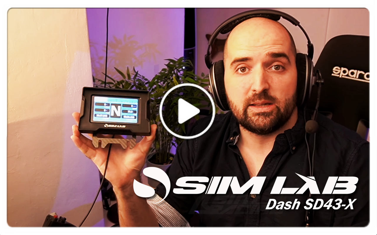 Simlab SD43X Sim Dash Display Review By GamerMuscle Bsimracing