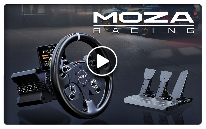 We're excited to be introducing the Moza Racing range of products