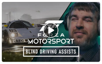 Forza Motorsport Blind Driving Assists