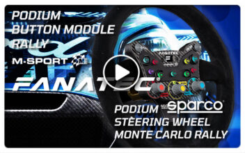 Fanatec Steering Wheel Monte Carlo & Podium Button Module Rally Back Up For Pre-Order