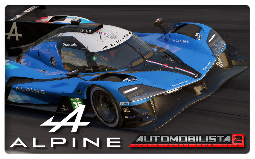 Alpine Cars Coming To Automobilista 2 - Alpine A424 LMDh