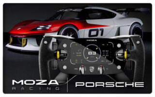 Moza Porsche Mission R Steering Wheel