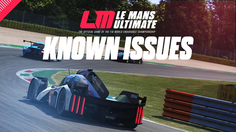 Le Mans Ultimate Known Issiues